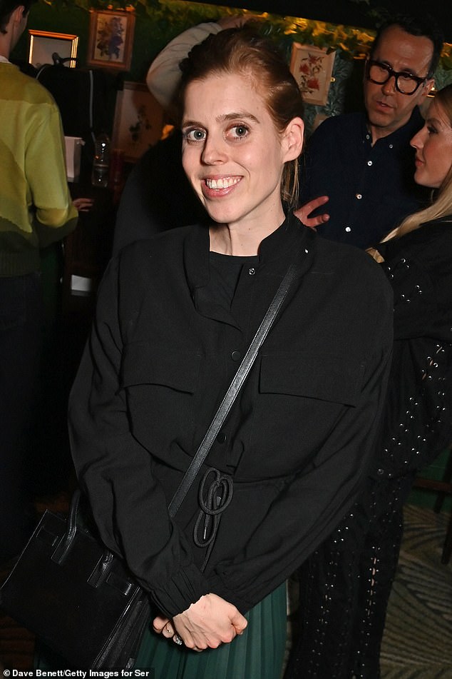 Princess Beatrice of York attends the Ellie Goulding x SERVED private party at the Royal Albert Hall