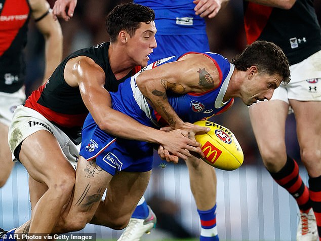Liberatore had been involved in a number of difficult collisions, including hits on Todd Goldstein and Jake Stringer.
