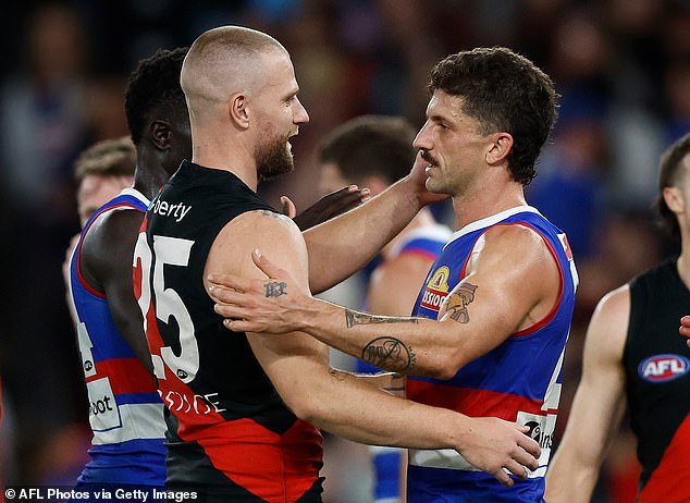 All was forgiven in the full moment when Liberatore shared a hug with Stringer, who had delivered the harsh blow moments before collapsing.