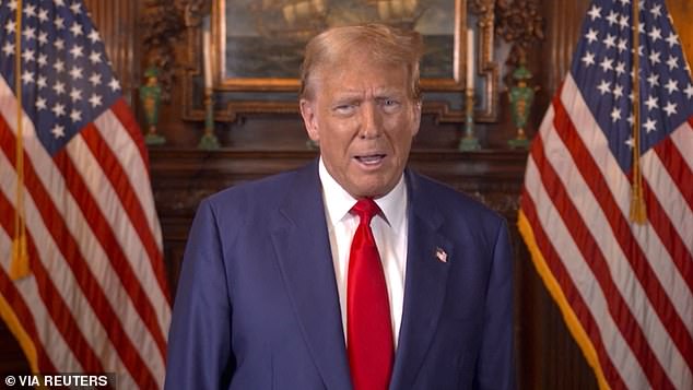 Donald Trump released a video Monday in which he praised the overturning of Roe v Wade and said he believes the abortion issue should be left up to the states.
