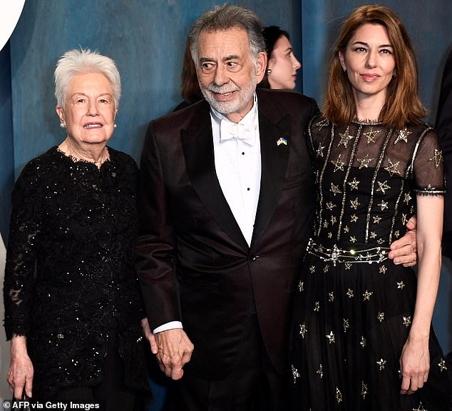 He also made behind-the-scenes documentaries for his daughter's films The Virgin Suicides and Marie Antoinette; In the photo with Francis and Sofía at the Vanity Fair 2022 Oscar party