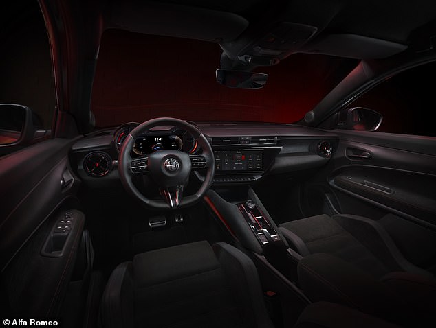 The interior of the Milano is 