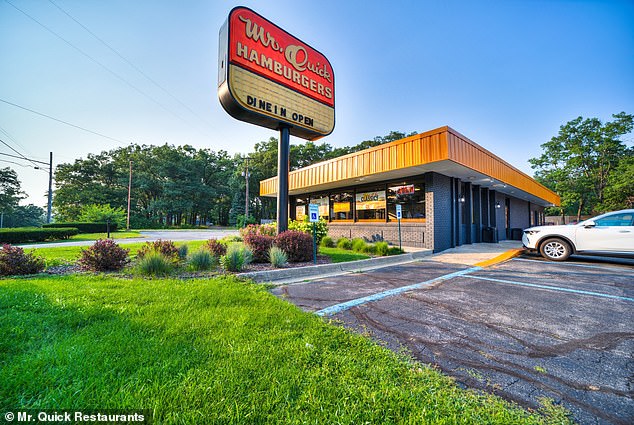 Additionally, his LinkedIn profile showed that he had not owned a restaurant since 1985, when he sold his Mr Quick burger franchise in Iowa (pictured).