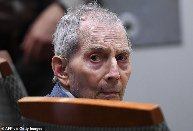 New York real estate heir Robert Durst appears in court during opening statements in his murder trial on March 5, 2020 in Los Angeles.