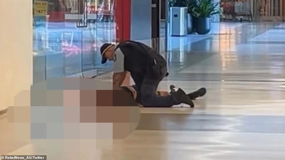 Four people have reportedly been stabbed, one fatally, and a man shot dead by police at Bondi's Westfield shopping center in Sydney.