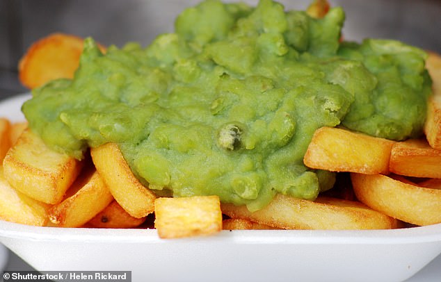 When asked what their least favorite ingredient was, some 2,343 Brits said they hated sauce, followed by 2,288 who didn't like mushy peas.