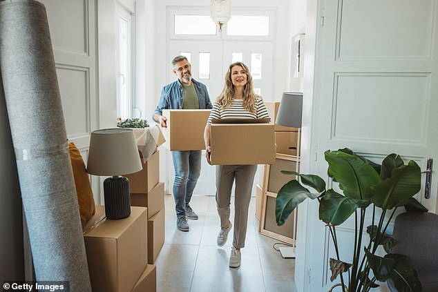 Resist the temptation to throw everything into random boxes. Instead, tackle one room at a time, packing similar items together (stock image)