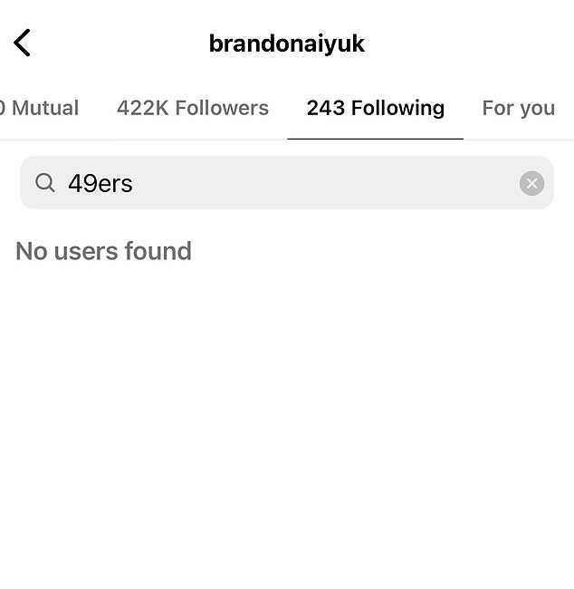 And he unfollowed the team on Instagram this week as his contract dispute continues.