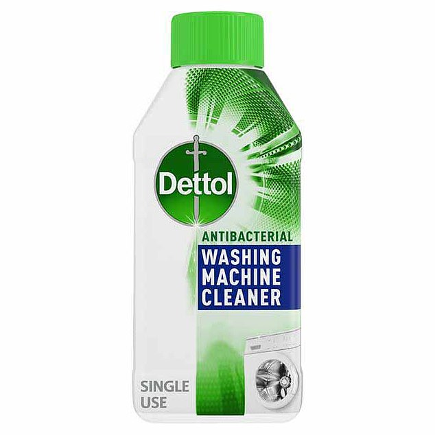 First on her shopping list was Dettol washing machine cleaner, acclaimed for its powerful formula designed to kill bacteria.