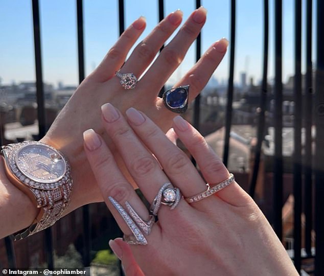 The couple were rumored to have gotten engaged in 2021 when Sophie broke a huge diamond on her ring finger, but neither confirmed it.