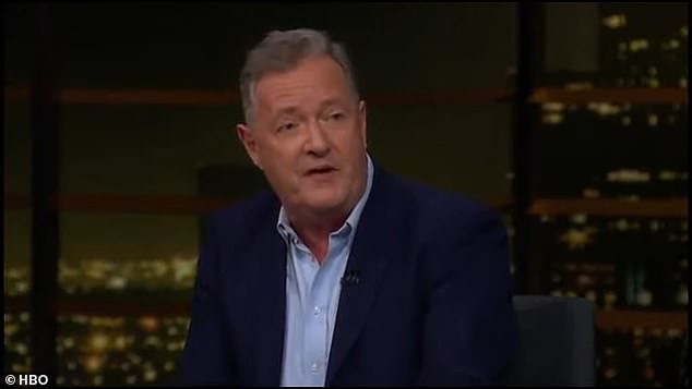 One of Maher's guests, British journalist Piers Morgan (pictured), admitted that Trump gave a 