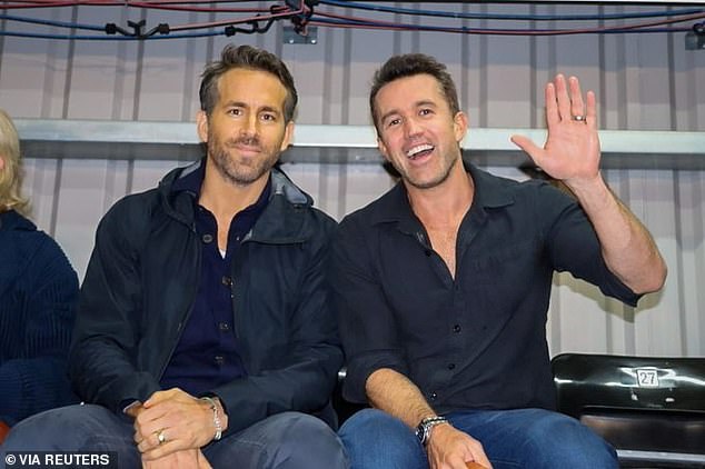 Wrexham has been transformed under Hollywood owners Ryan Reynolds (left) and Rob McElhenney (right).