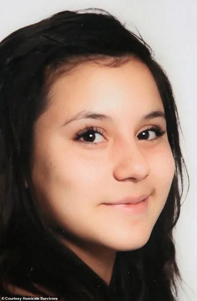 Clements was already serving a life sentence for the 2014 murder of 13-year-old Maribel González (pictured), whose remains were found in the same desert as Celis.