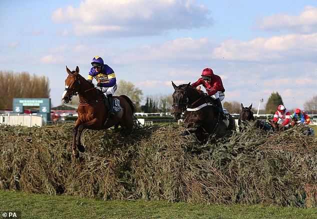 Corach Rambler's bid for back-to-back Grand National wins ended at the first fence