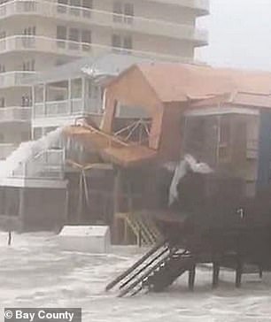 In October 2018, the house collapsed and collapsed under the weight of Hurricane Michael, the first Category 5 hurricane on record to impact the Florida Panhandle.