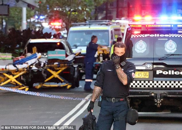 Police are attending the scene in large numbers and the Australian Federal Police are now in contact with the New South Wales Police.
