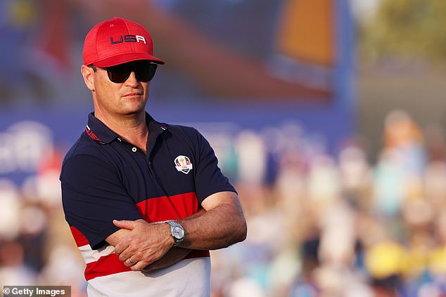Johnson coached the U.S. team at last year's Ryder Cup in Rome, which it lost to Europe.