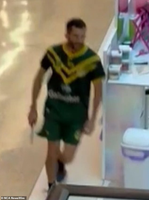 Police on Sunday identified the attacker as Queensland man Joel Cauchi.  Image: 9 NEWS