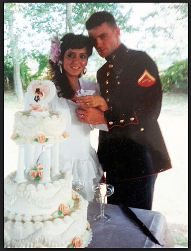 John Wayne Bobbitt on his wedding day to Lorena in June 1989