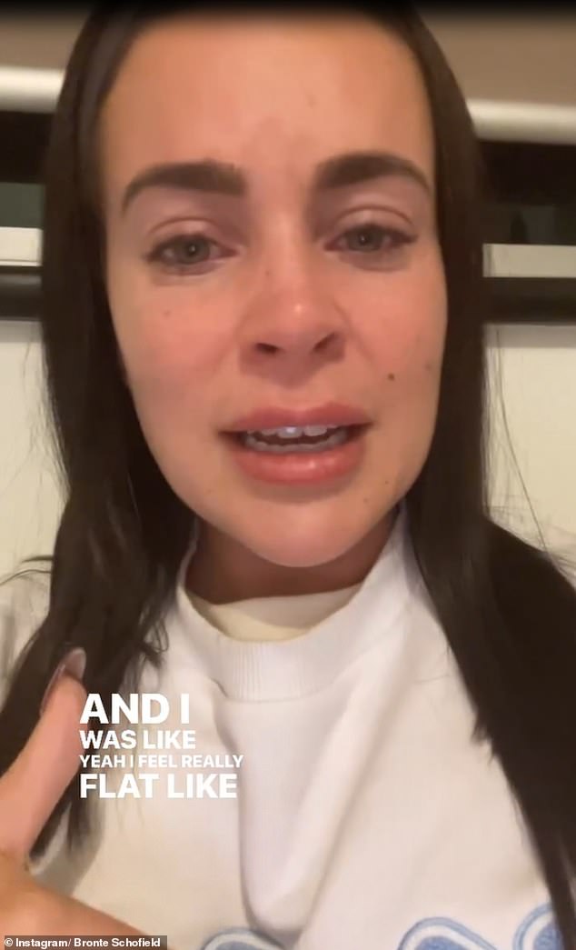 However, the sisters 'felt bad' and decided to turn around at the last second and go home, Schofield revealed in an emotional video she shared on Instagram.