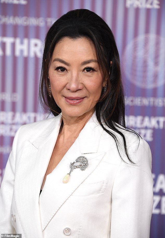 Michelle Yeoh looked corporate chic in a white pantsuit and Glenn Close wore a shimmering gold ensemble.
