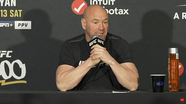 White made the announcement at a press conference following the historic UFC 300 event.
