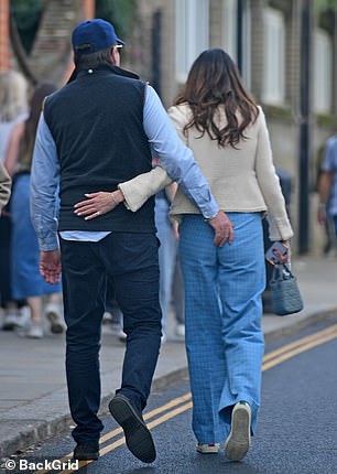 The couple couldn't keep their hands off each other during a day out in London on Saturday.
