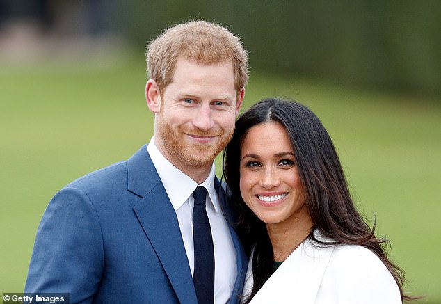 Prince Harry revealed that he has dealt with post-traumatic stress disorder since the death of his mother when he was a child.  His wife Megan Markle, right, has helped him through it.