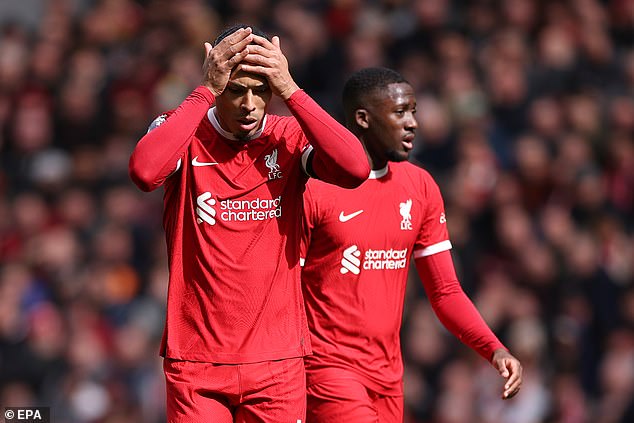 Liverpool suffered a 1-0 defeat at Anfield on Sunday and dropped points in the title race.