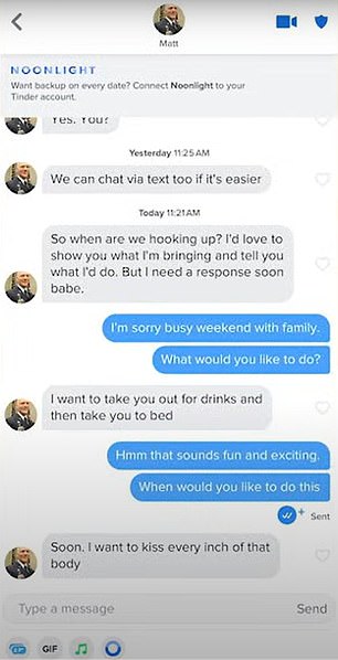 Fake Tinder Profile Messages