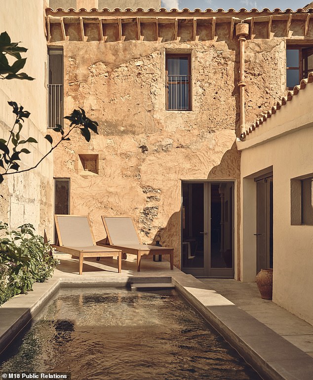 Instead, Amy worked with a real estate agency called August that made it easy for her to become co-owner of five homes in idyllic locations across Europe, including in Mallorca, Spain (pictured).