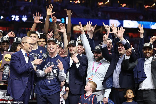 Six days ago, he won $2.76 million when UConn was crowned back-to-back NCAA champions.