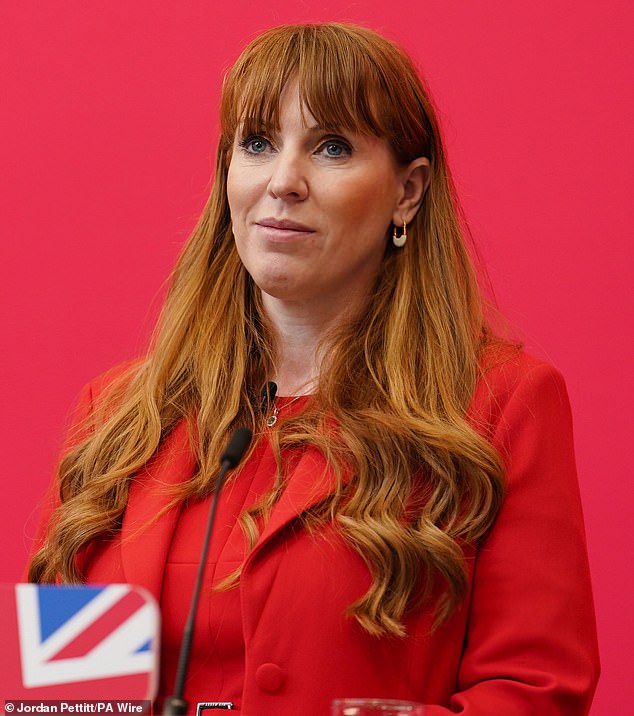 Angela Rayner (pictured) was allegedly registered on the electoral roll at the former council house she owned in Vicarage Road, Stockport, for several years while she was actually living at her husband's house with her children.