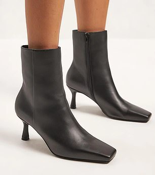 Aere Square Toe Ankle Boots ($220)