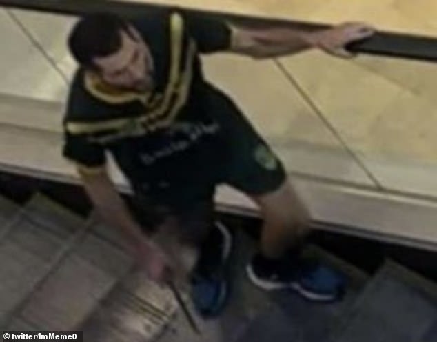 Queensland man Joel Cauchi (pictured) was shot dead by a lone female police officer after killing six people in Bondi Junction Westfield on Saturday afternoon.