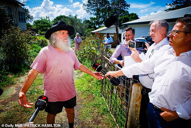 Andrew Cauchi (left) revealed to reporters that his son Joel was clumsy and had no social skills.