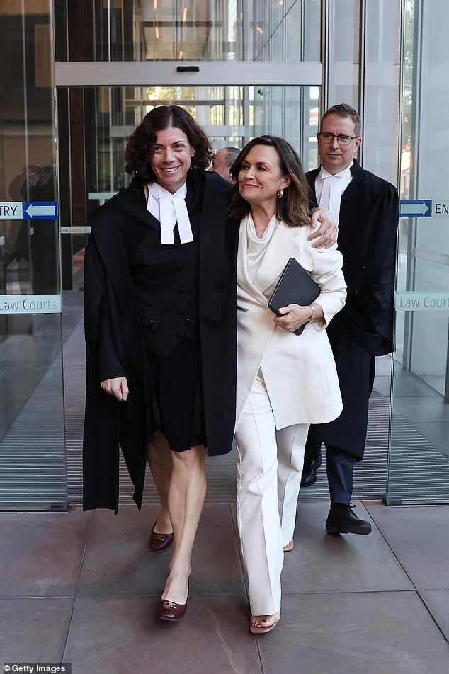 Bruce Lehrmann is suing Network Ten and journalist Lisa Wilkinson (R) for defamation over a February 2021 report on The Project in which Brittany Higgins claimed he raped her.