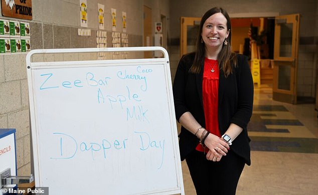 Chelsea Elementary School Principal Allison Hernandez was thrilled to see what everyone has been up to and is also participating in Dapper Wednesday.