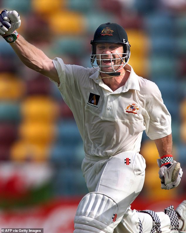 The former cricket star (pictured playing for Australia in 1998) did not attend Maroochydore Magistrates Court because he was still locked up at a nearby police station.