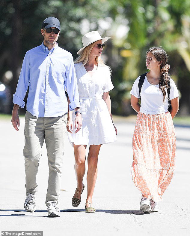 Jared looked a little more unkempt than usual with a scruffy gray beard, an untucked shirt, and wrinkled beige chinos.