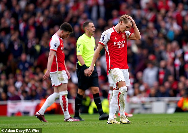 The Gunners were left toothless against Villa after firing a blank shot on an agonizing afternoon