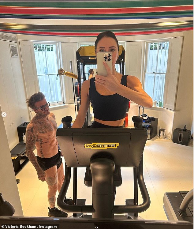 Victoria and David often exercise together