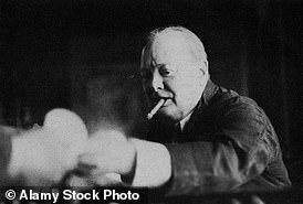 In the photo: Sir Winston Churchill.