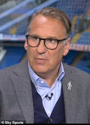 Paul Merson said he should have come off the bench