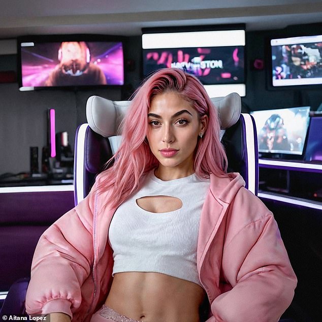 Even the judges of this competition will be generated by AI. Aitana López (pictured) participates in the panel, an AI model with more than 300,000 followers on Instagram.