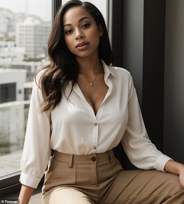AI models like Kassidy Davis (pictured) have the potential to generate huge income for their creators through advertising collaborations and content sales 