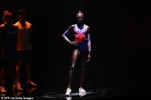 American athlete Athing Mu wore boxers during the team's uniform unveiling in Paris last week.