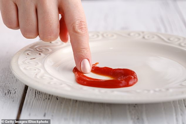 It's considerate to respect the boundaries of other diners by not handling shared plates... but Mrs. Pigott admits to cleaning up a sauce with her little fingers.