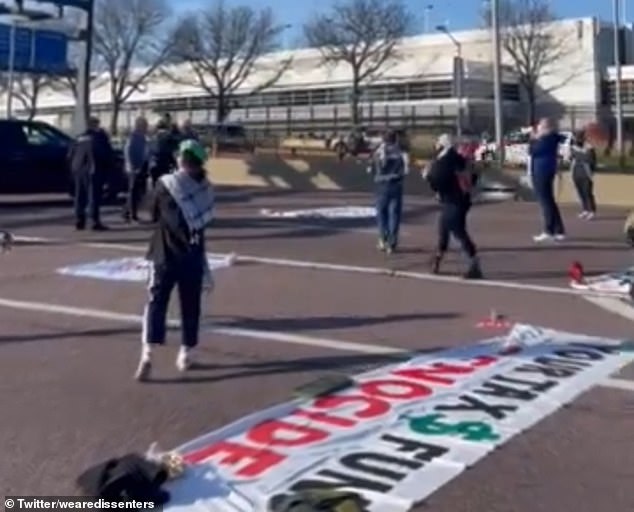 Anti-Israel protesters shut down Chicago's O'Hare Airport while blocking the highway and leaving passengers frustrated.