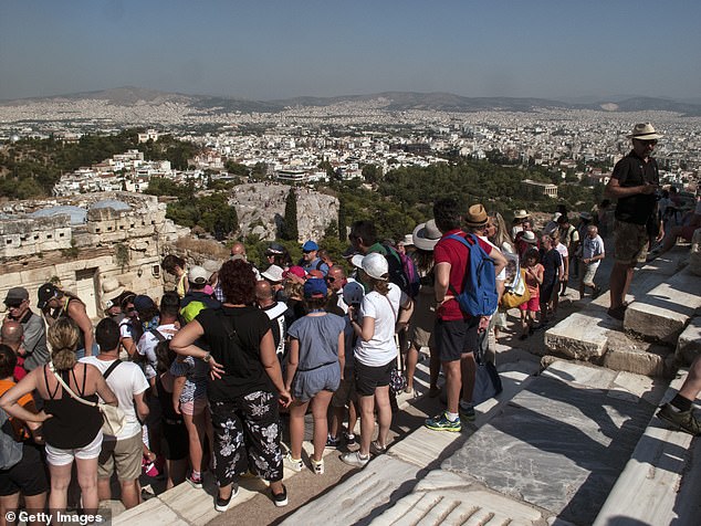According to the new program, up to four groups of five people each will be able to enjoy guided tours led by expert archaeologists from 7 a.m. to 9 a.m. and from 8 p.m. to 10 p.m. (file image)